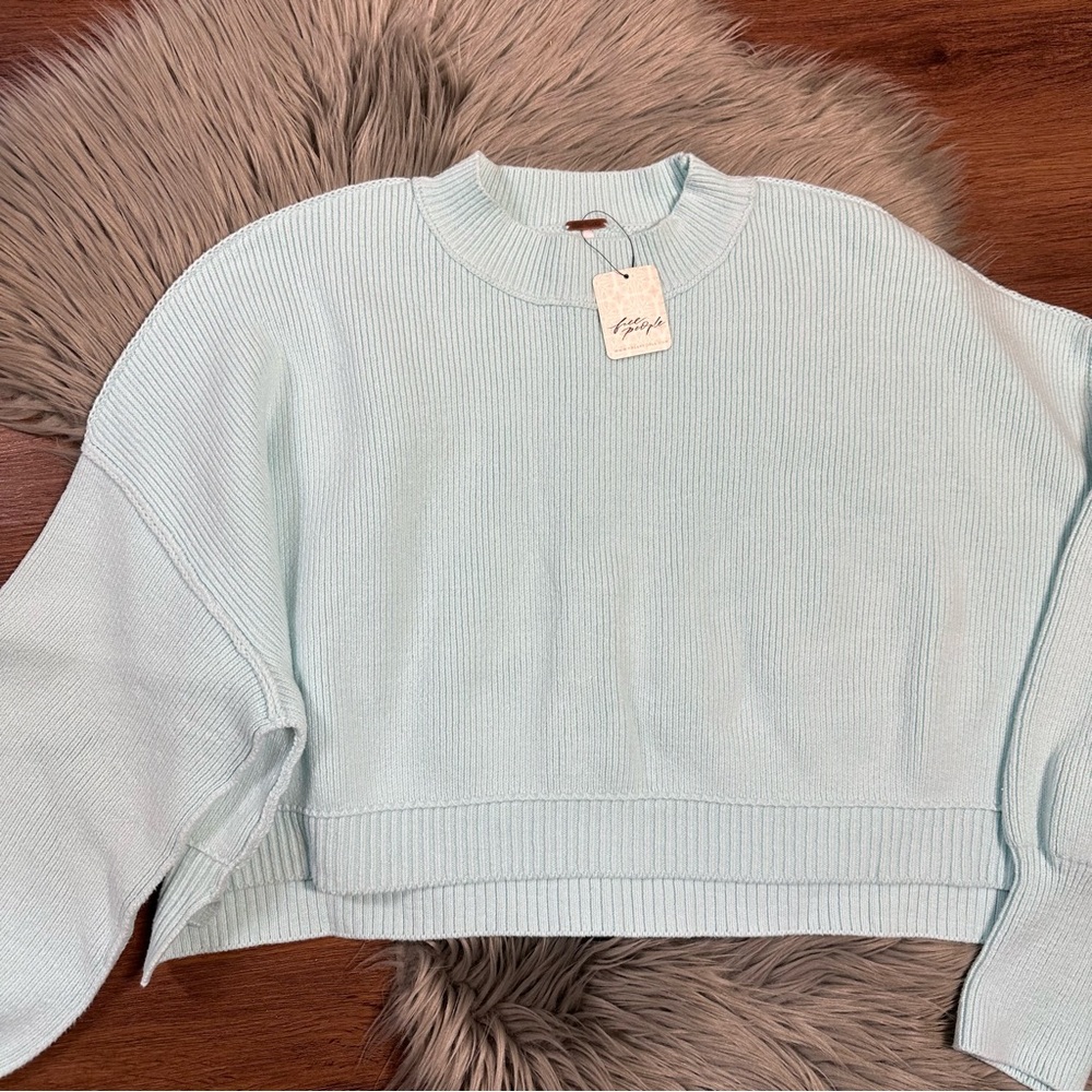 Free People Easy Street Crop Sweater